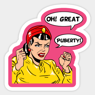 OhGreatPuberty Sticker